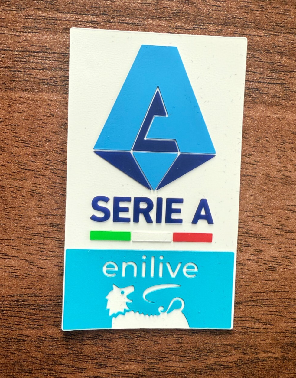 Serie A Scudetto 2025-2026 Silicon Iron On Player Size Patch Badge