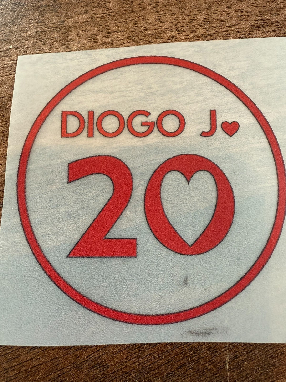 2025/2026 Liverpool Diogo Jota #20 Commemorate Name Patch Badge shirt Diogo.J