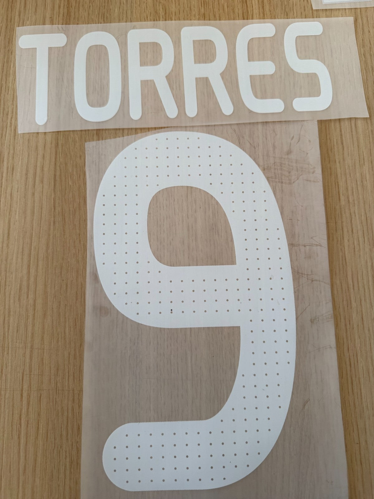 Torres  #9 2008-2009 Player Size Champions League White Nameset  Liverpool
