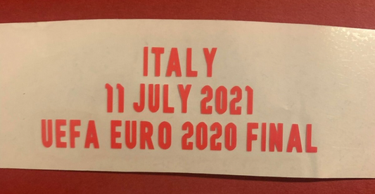 Euro 2020 21 Final Detail Patch England player size iron badge Italy UK STOCK