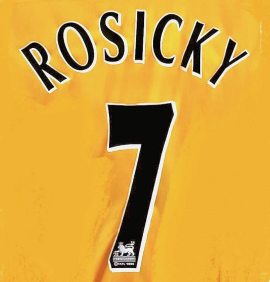 ARSENAL 1997-2007 Rosicky 7 Away PLAYER SIZE