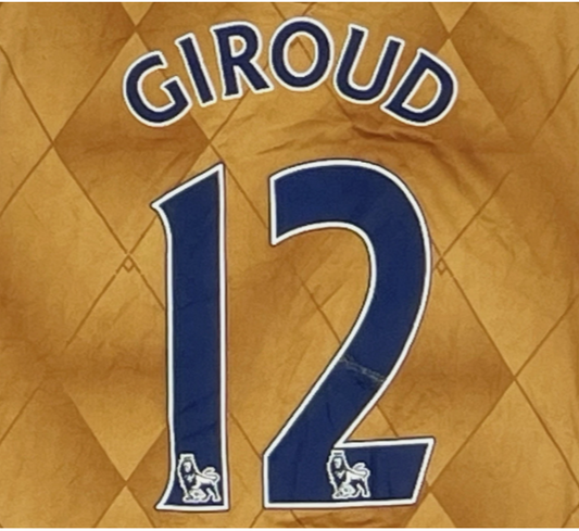Giroud 12 2013-2017 EPL Player Size Premier League NAVY Nameset UK Arsenal