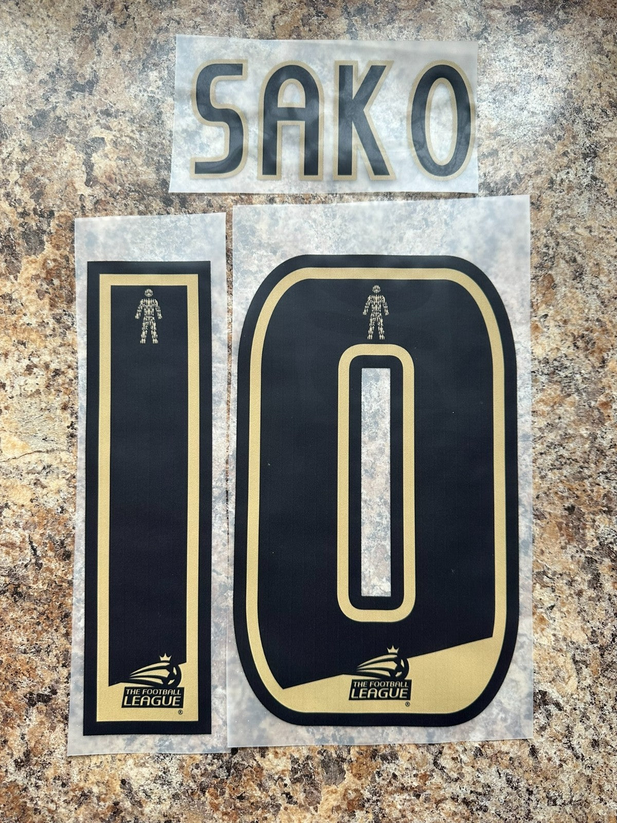 SAKO 10 Player Size Championship 2014-2016 Nameset  Crystal Palace Wolves
