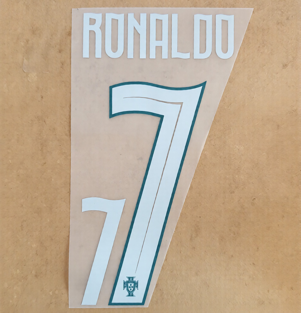 Ronaldo #7 Portugal  2025-2026 Home Player Size  Nameset Football