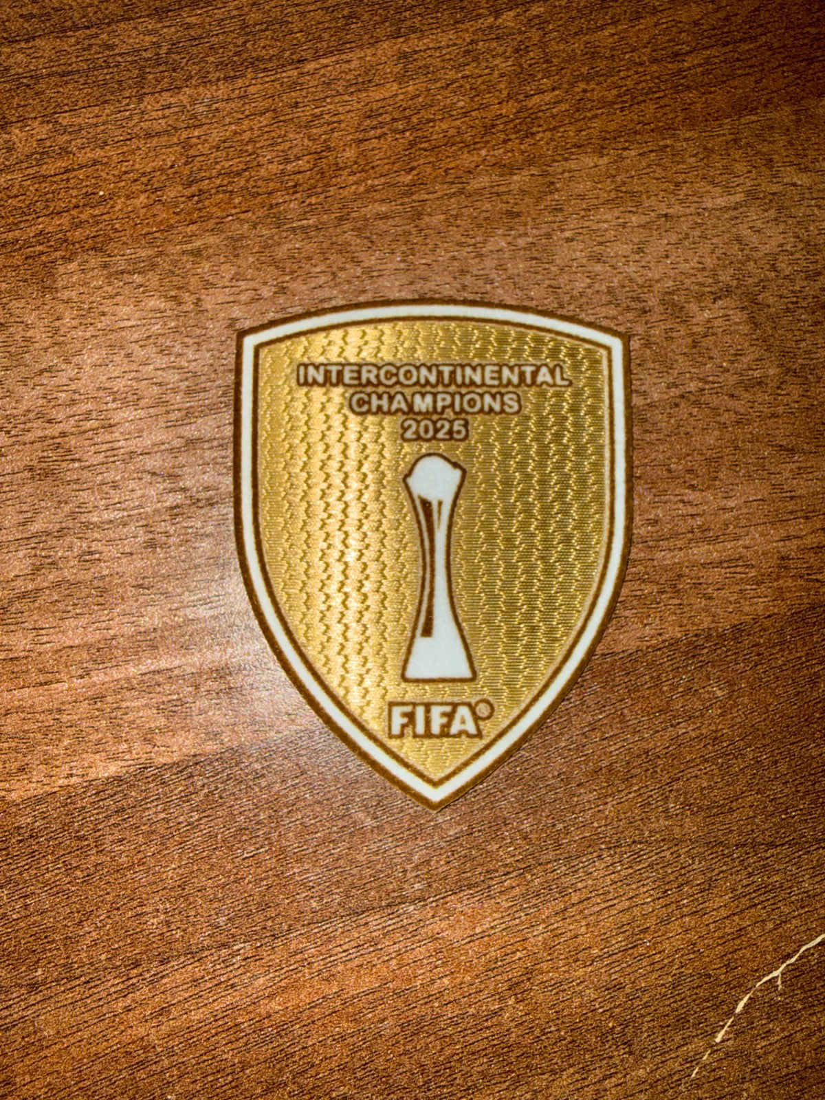 2025 FIFA Intercontinental Champions Felt Patch Badge Player Sized