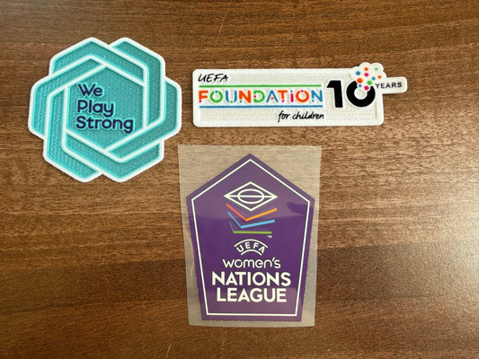 2025-2026 Womens Nations League Patch Set Tournament Foundation Player Size