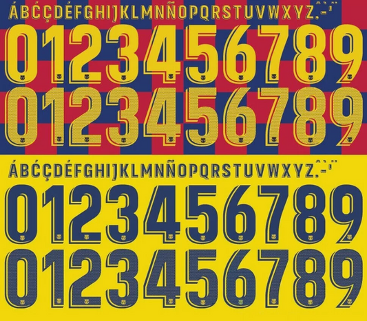 Choose Name Number Set For Barcelona La League 2019-2020 Home Away  Football