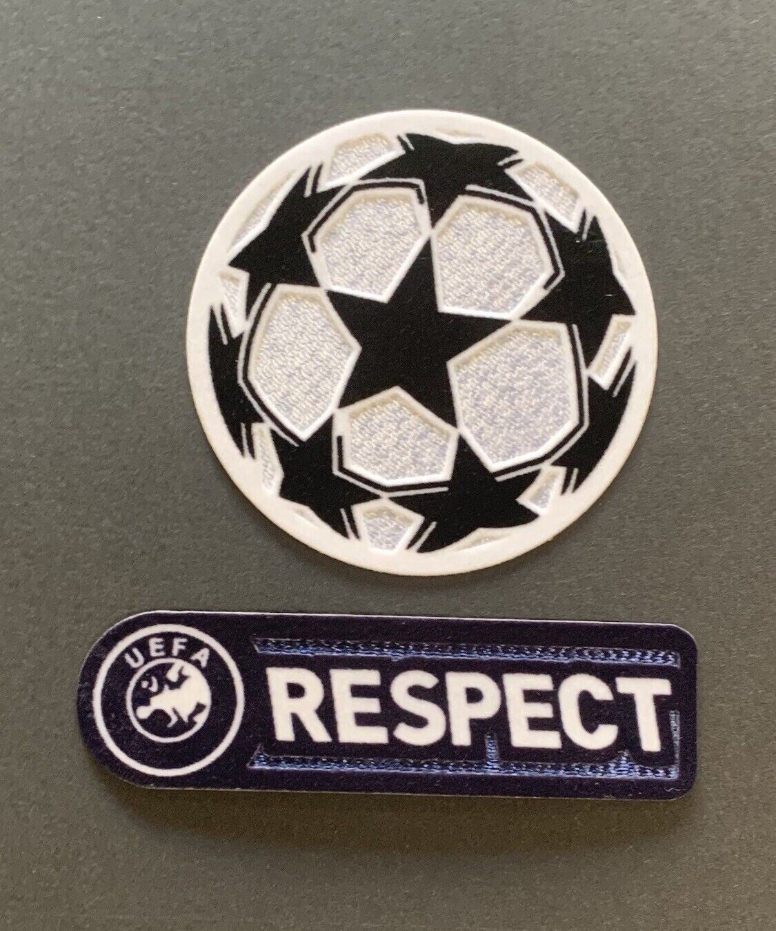 10-11 Starball and Respect Champions League patch player size Iron On Heat Press