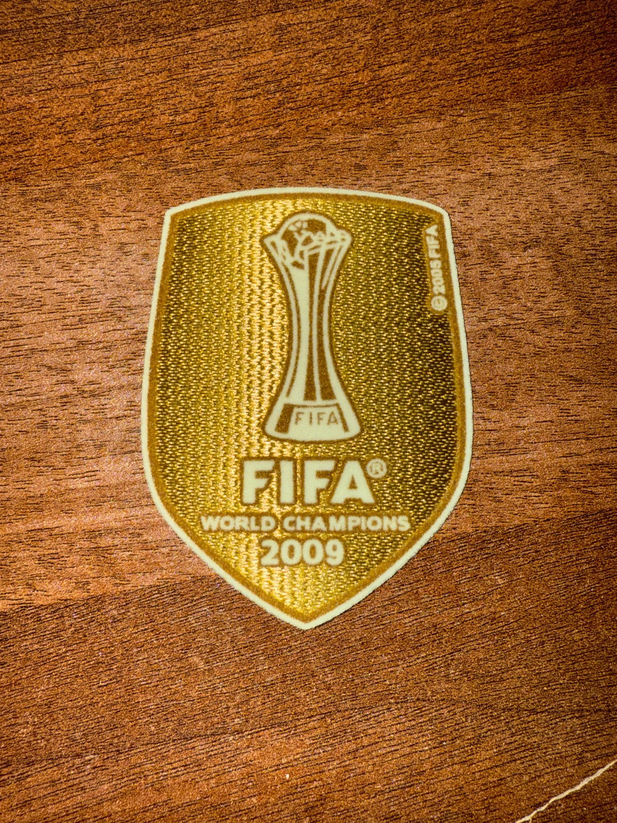 Club World Cup 2009 Champions Patch Set patch player size Iron On Barcelona