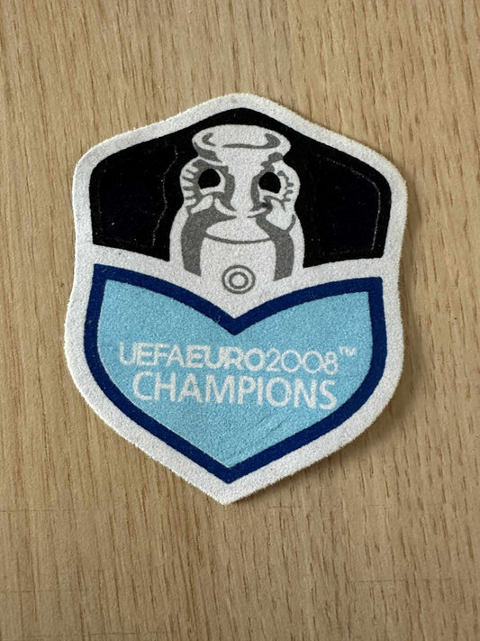 Euro 2008 Champions patch player size  Iron On Heat Press UK STOCK Spain