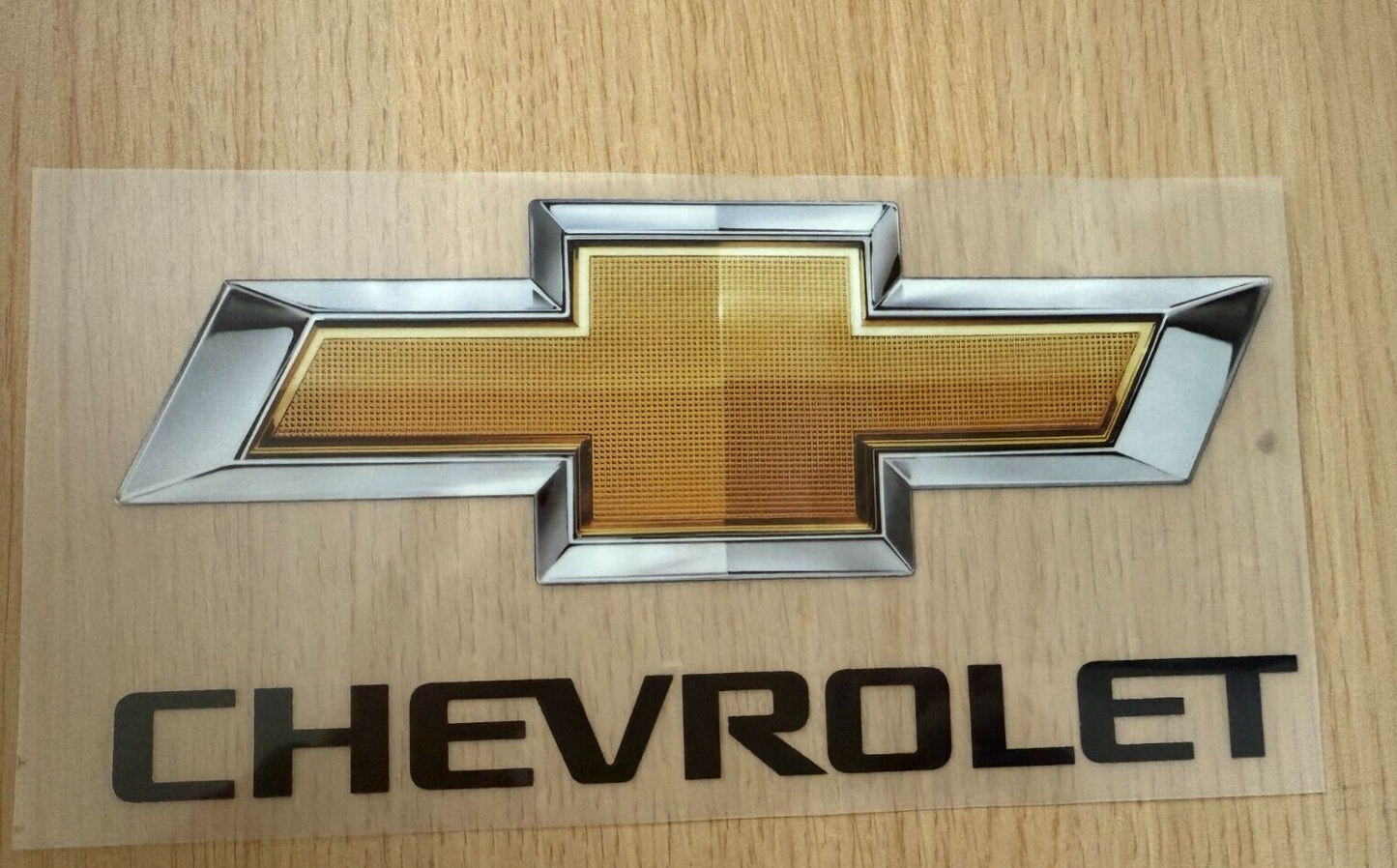 Chevrolet Manchester United Replacement Sponsor Patch  Plastic Repro for Shirt