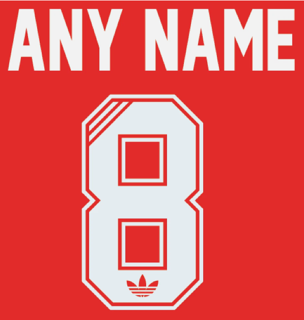 Any Name Number Football Shirt Soccer Numbers Trefoil Football Arsenal