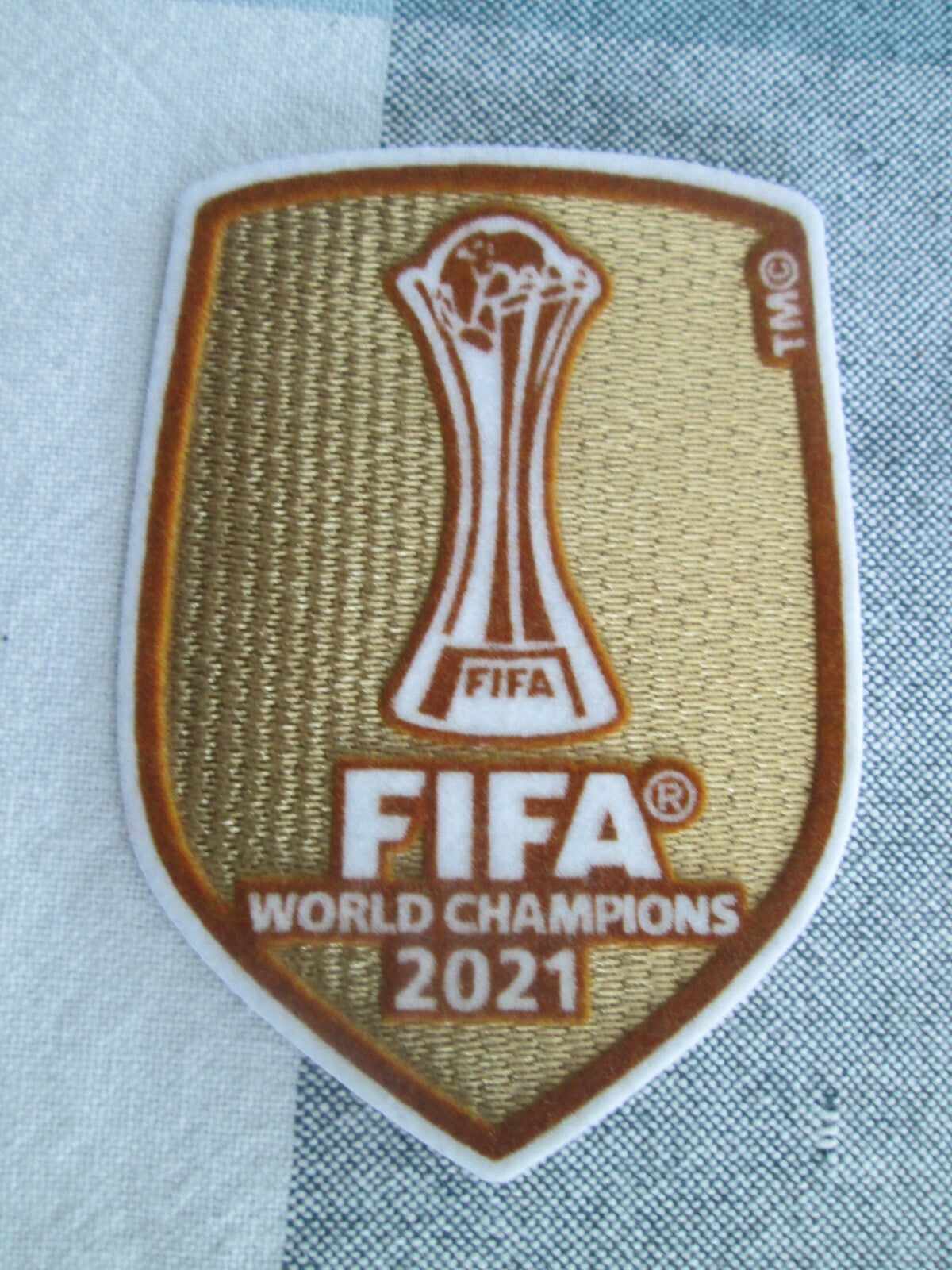 Club World Cup 2021 patch player size  Iron On Chelsea UK STOCK heat press