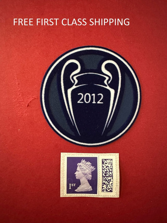 2012 winners Champions League player size  Iron On Heat Press badge patch madrid
