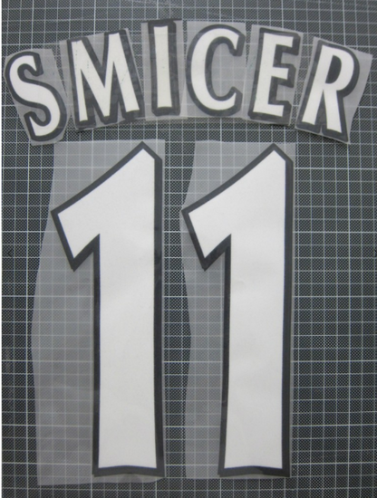 Smicer #11 Liverpool 00-07  CL Player Size Premier League L extra Nameset