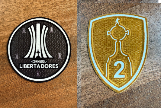 CONMEBOL LIBERTADORES TROPHY 2 Player Issue badge Internacional Cruzeiro patch