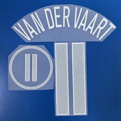 Van Der Vaart #11 Holland Euro 2004 Home Player Size Nameset Football netherland