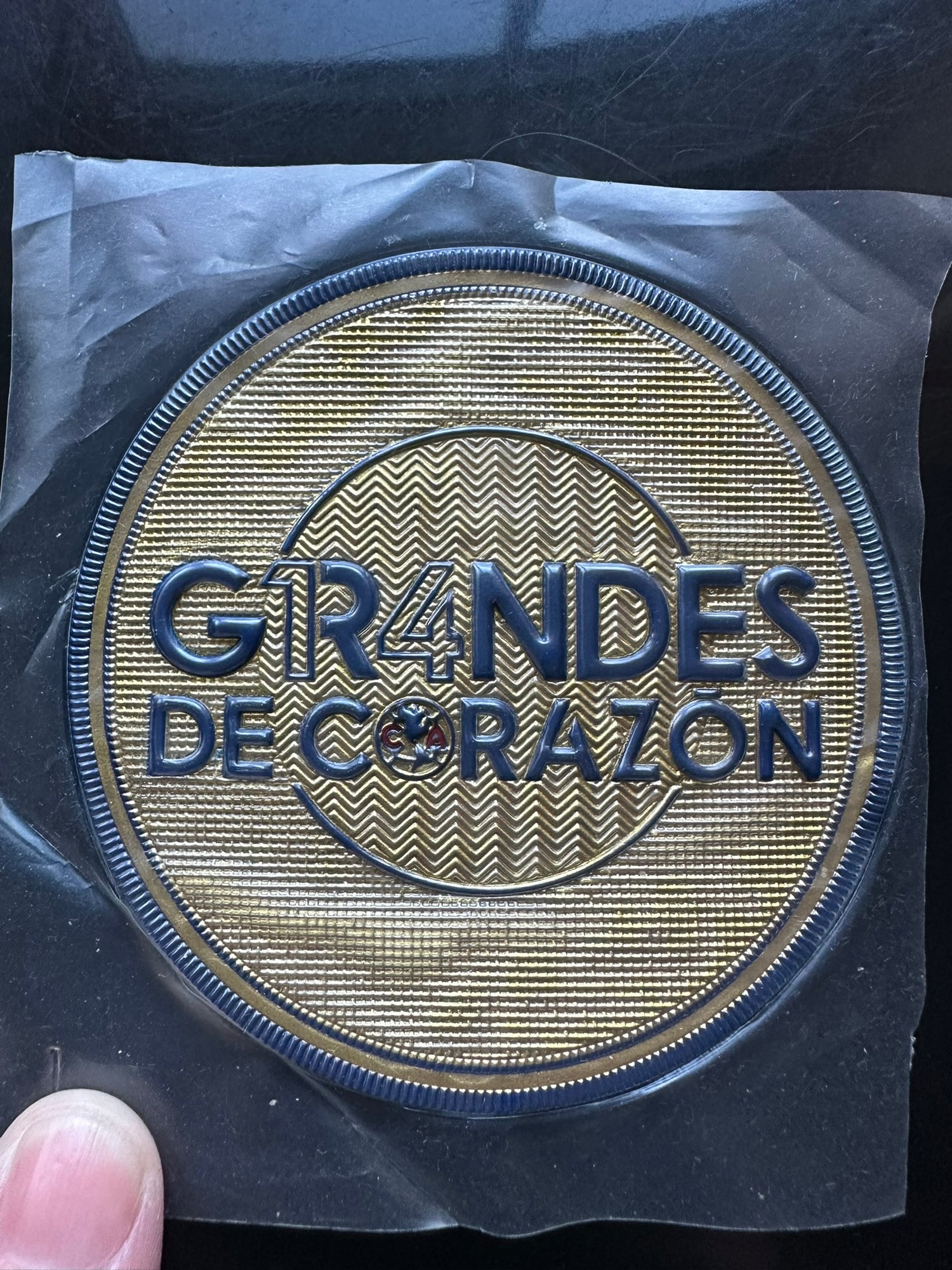 club america liga mx grades de corazon patch 14 badge football shirt