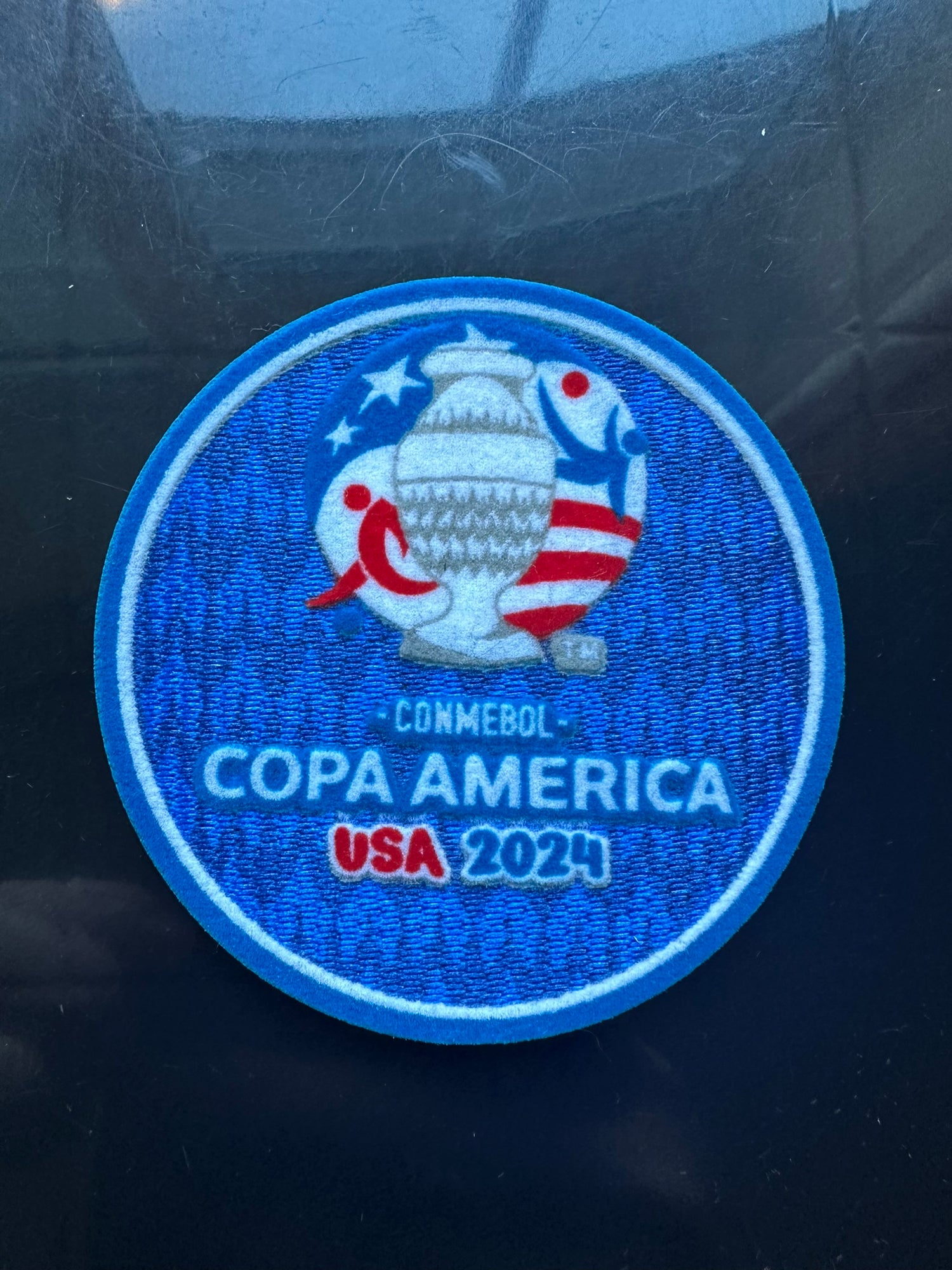 conmebol copa america 2024 patch badge football shirt usa