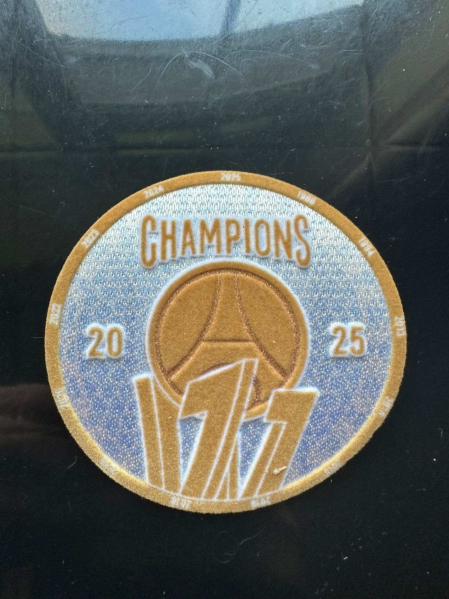 ligue 1 champion 2025 psg paris saint germain patch badge football shirt