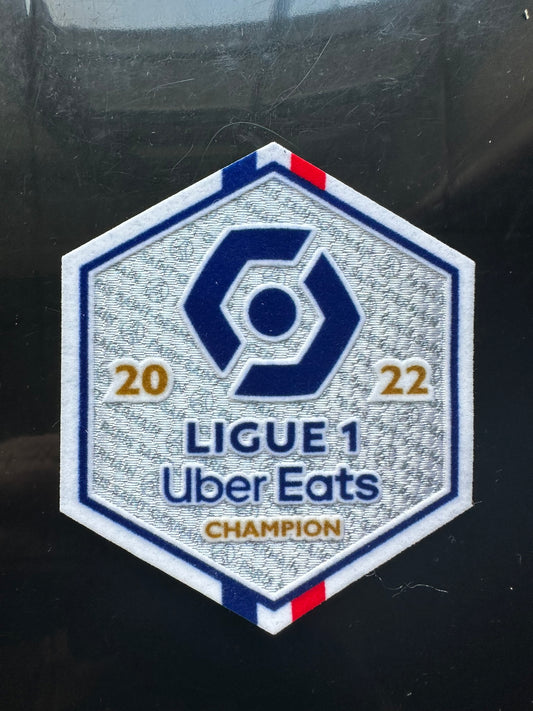 psg paris saint germain ligue 1 patch badge football shirt 2021-2022