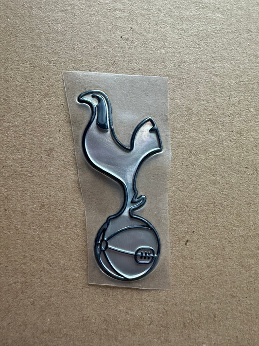 Tottenham Silver Silicon Football Shirt Club Logo Patch Badge Replacement