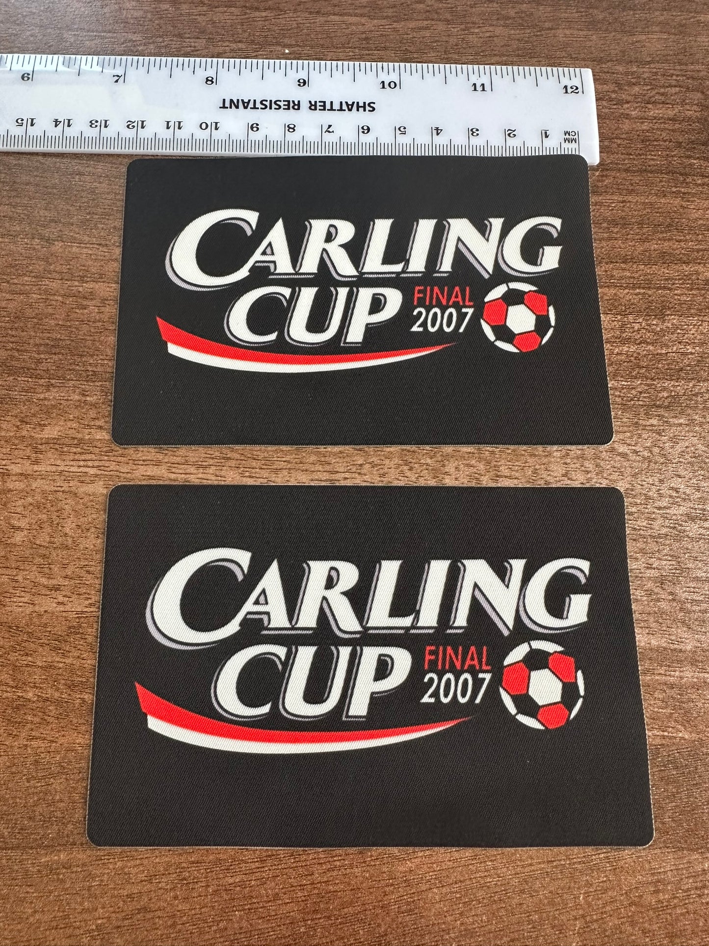 carling cup 2007 final sleeve patches for football shirt