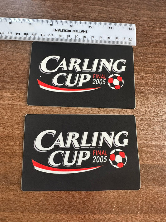 carling cup 2005 final sleeve patch for football shirt