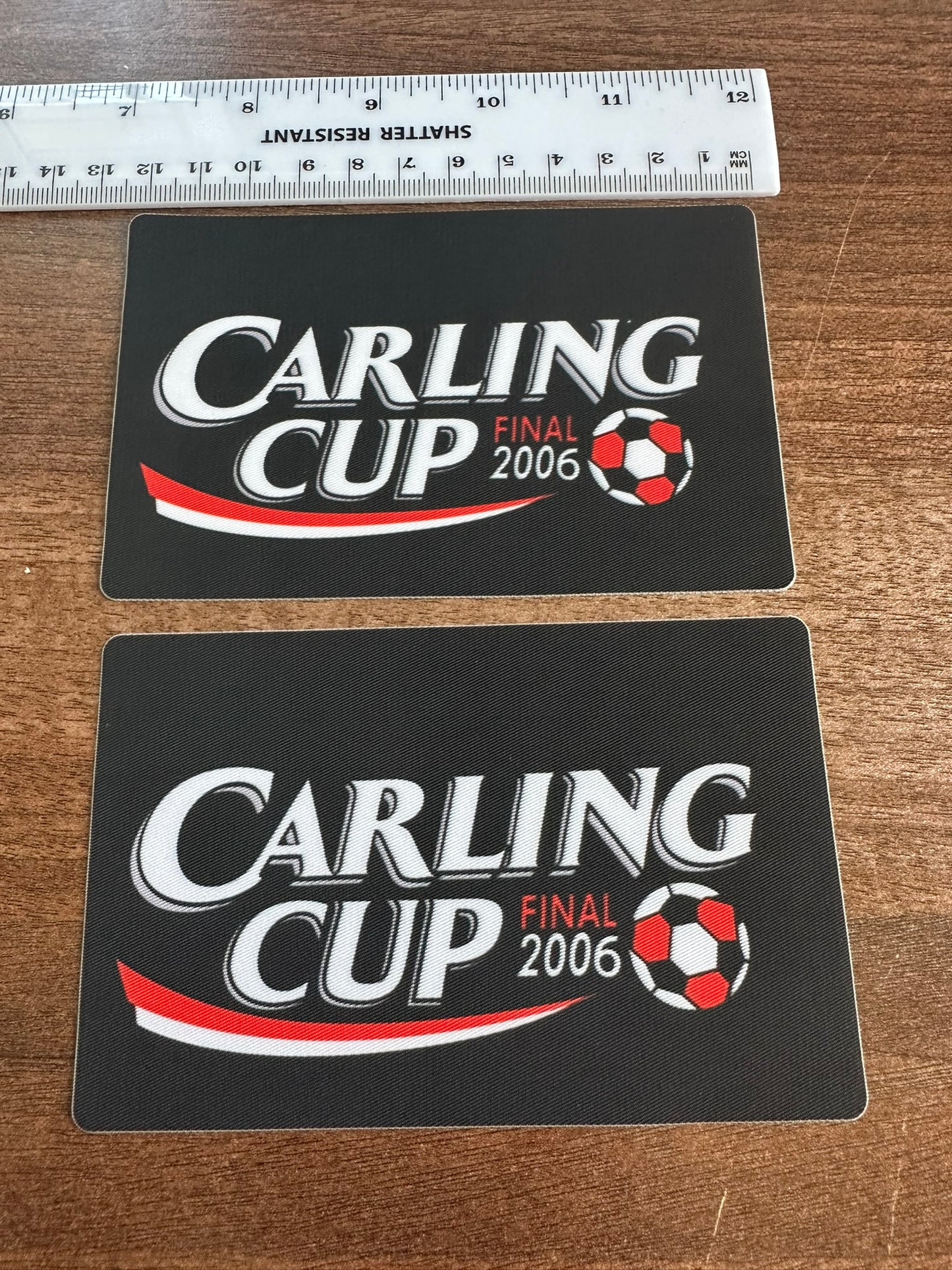 carling cup final 2006 sleeve patch for football shirt