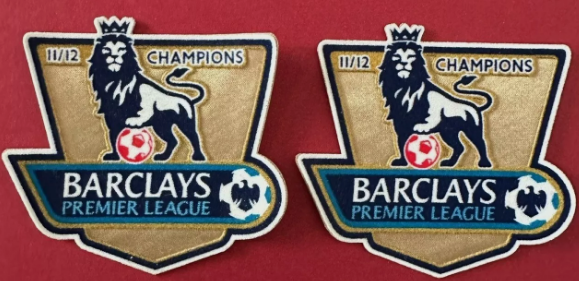 manchester city 2011-2012 football shirt champions sleeve patch patches badge badges lextra senscilia