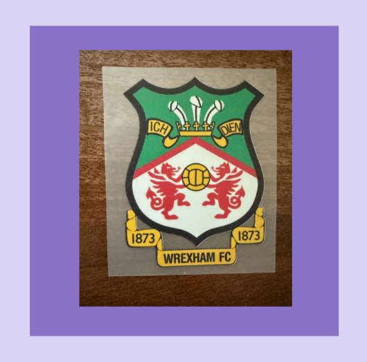 EFL Wrexham AFC DTF Flat Iron On Patch Badge DTF for Football Shirt