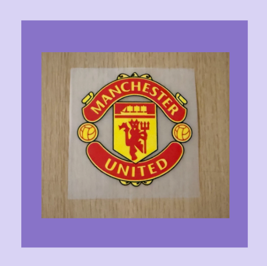 EPL Premier League Manchester United DTF Flat Iron On Patch Badge man utd for Football Shirt