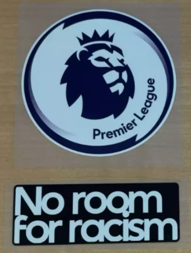 2020/23 EPL Premier League No room for racism Player Size Patch Badge Football for Football Shirt