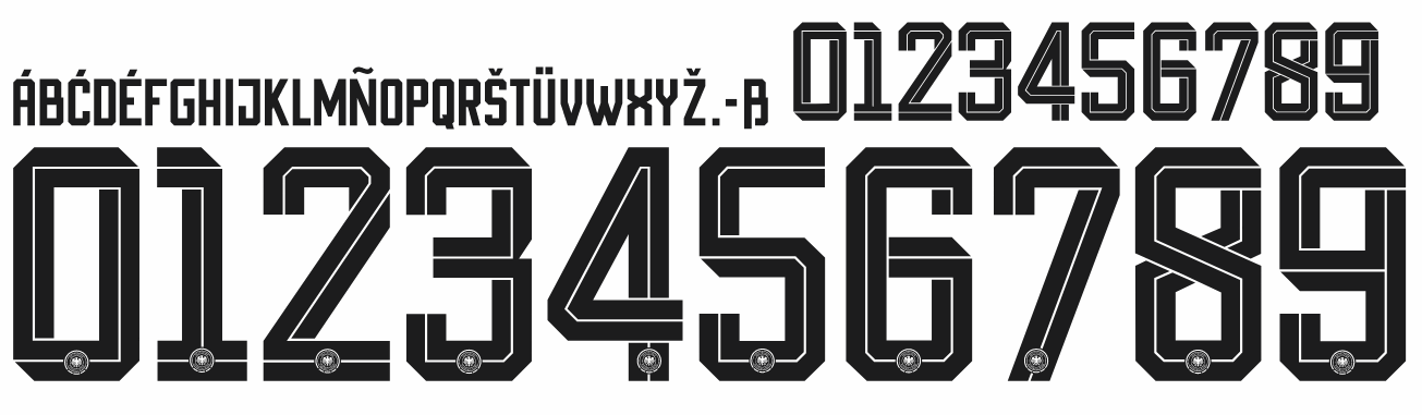 germany world cup 2026 name and number for home football shirt