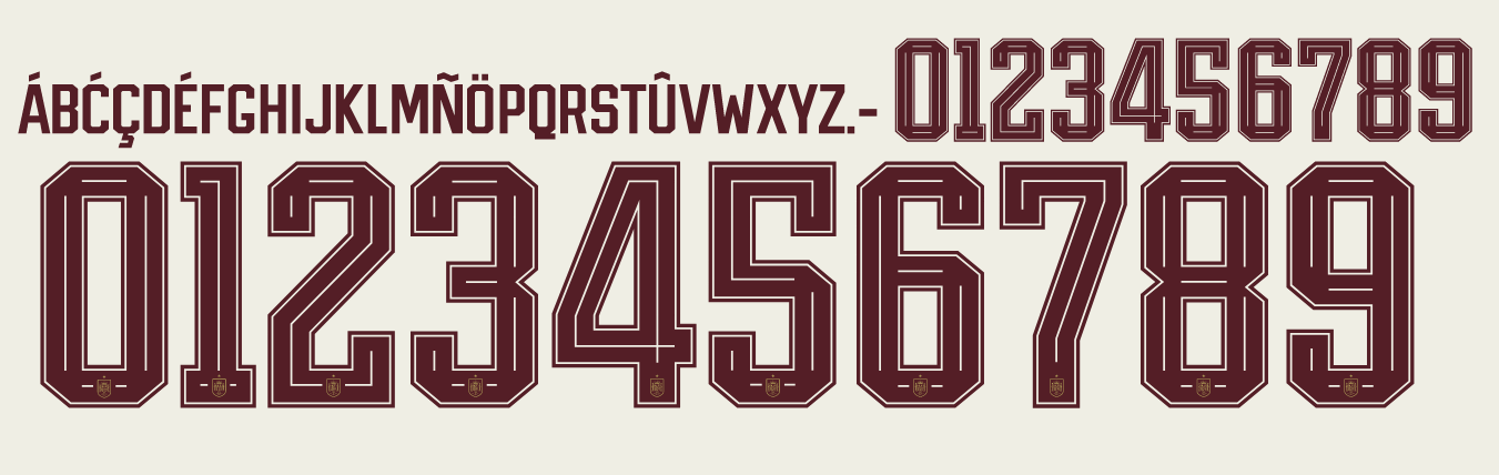 spain world cup 2026 name and number for away football shirt