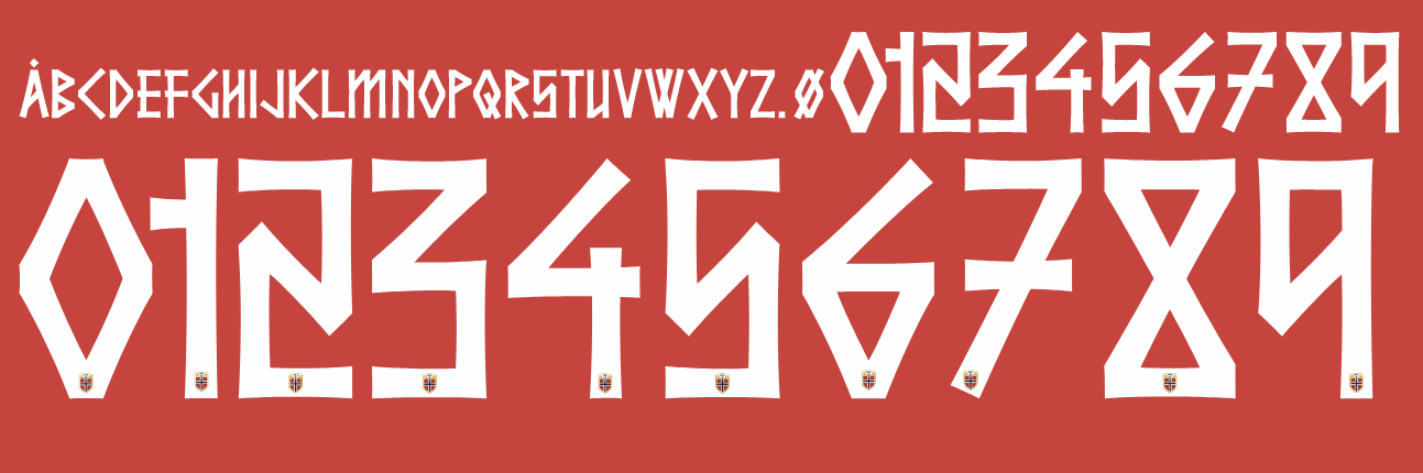 norway world cup 2026 name and number for home football shirt