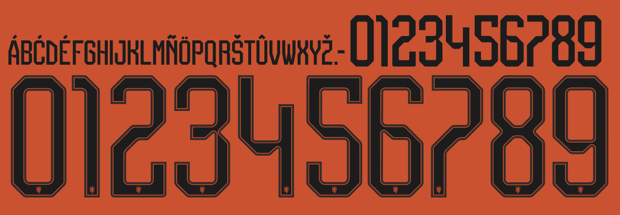 holland netherlands world cup 2026 name and number for home football shirt