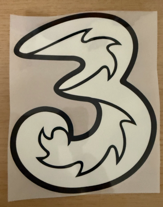 three 3 sponsor replacement patch for chelsea 2022-2023 away football shirt