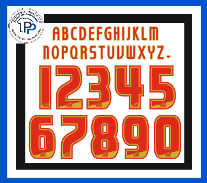 english football league efl 2005-2006 2007 2008 2009 2010 2011 2012 2013 2014 nameset for football shirt printing
