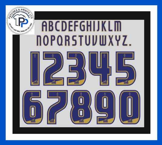 English Football League 2014-2016 Black Any Name & Number Nameset
